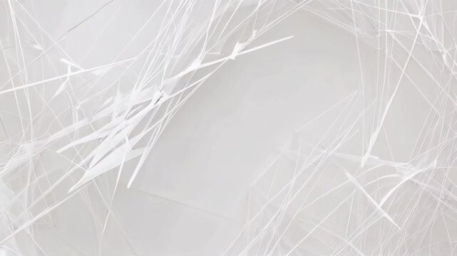 An abstract composition featuring elegant white lines and textures, embodying minimalism and modern design principles.