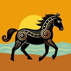 horse vector