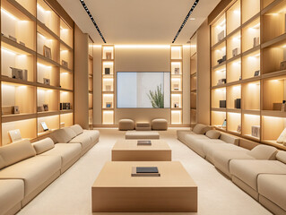 Modern Minimalist Lounge