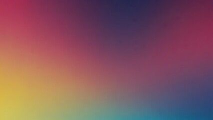 Naklejka premium A blurry grainy gradient of blues, purples, and yellows a modern, artistic abstract background