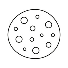 outline chocolate chip cookies