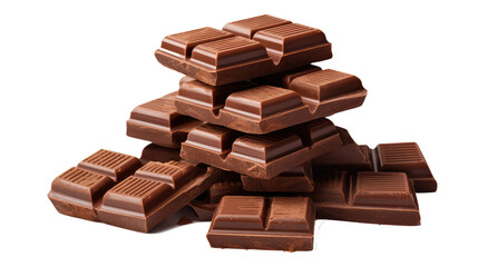 pieces of chocolate