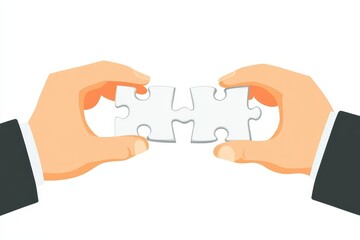 Business hands strategy concept. Implementation improving strategy team solution organization. Piece of jigsaw assembly Implement puzzle. Hands of team connect business people solutions strategy, Gene