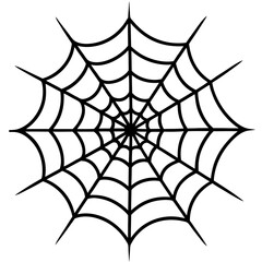 Fototapeta premium Elegant Spider Web Line Illustrations