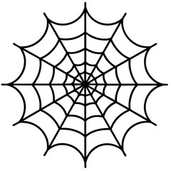 Fototapeta premium Elegant Spider Web Line Illustrations