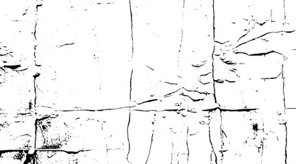 Rough black and white texture vector. Distressed overlay texture. Black isolated on white background. EPS10
