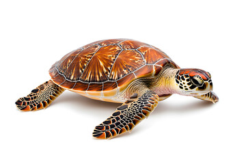 Obraz premium Turtle isolated on white background
