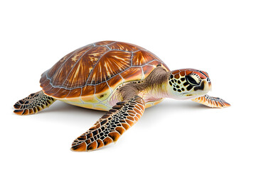 Fototapeta premium Turtle isolated on white background
