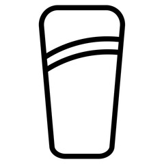 Surfboard Beach Summer Line Icon