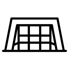 Goal Soccer Sport Line Icon