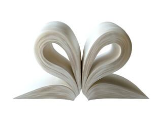 Creative 3D Render of Bookmark with Open Book Design Concept