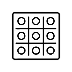 checkers pieces icon, checkers pieces line art - simple line art of checkers pieces, perfect for checkers pieces logos and icons and themed design 