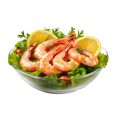 shrimps on a plate