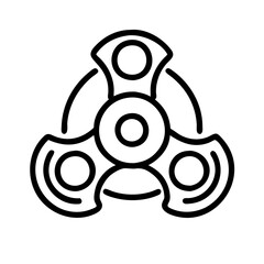 spinner wheel icon, spinner wheel line art - simple line art of spinner wheel, perfect for spinner wheel logos and icons and themed design 