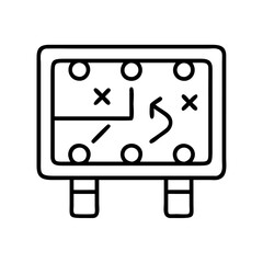 strategy board game icon, strategy board game line art - simple line art of strategy board game, perfect for strategy board game logos and icons and themed design 