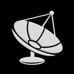 space exploration 3D icons, Spacecraft equipment