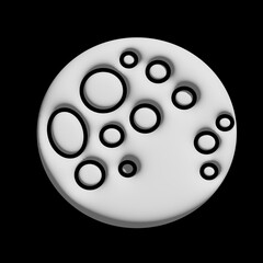 space exploration 3D icons, Spacecraft equipment