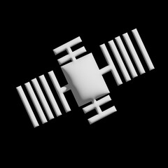 space exploration 3D icons, Spacecraft equipment