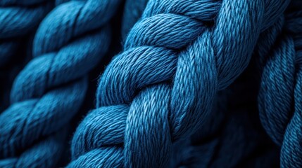 Intricate Blue Ropes: A Textured Masterpiece