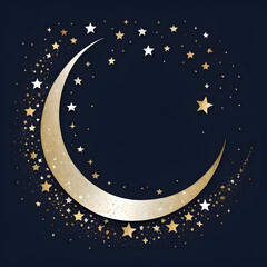 Naklejka premium Celestial Simplicity 