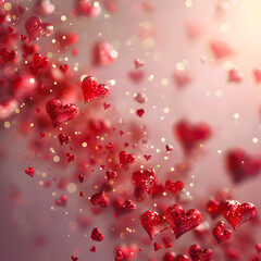 Glittering Hearts - A Romantic Cascade