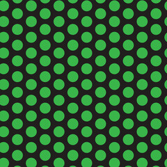 simple nion colour polka doot pattern on black colour background