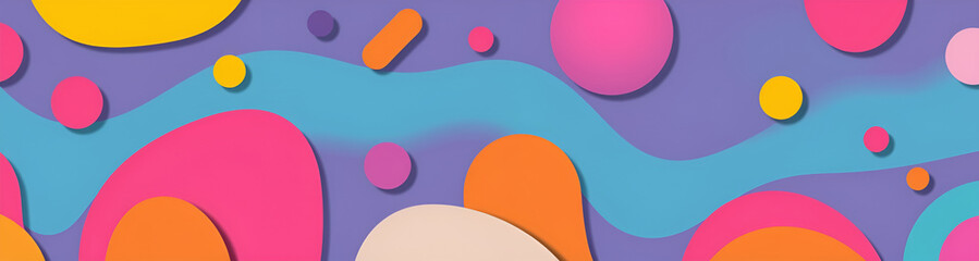 illustrazione sfondo con elementi astratti e motivi geometrici a tema surreale