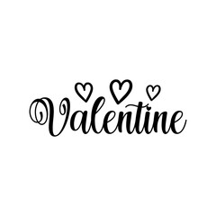 Valentine’s Day typography text on plain white transparent isolated background for card, shirt, hoodie, sweatshirt, apparel, tag, mug, icon, poster or badge