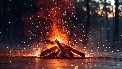 sparks of bonfire night 