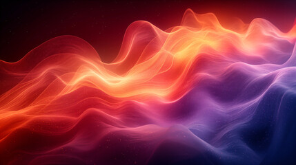 Obraz premium Abstract Cosmic Nebula With Swirling Purple, Pink, Orange, and Yellow Colors. Generative AI