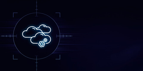 Obraz premium Multi-cloud settings refer to the practice of using multiple cloud computing services or platforms