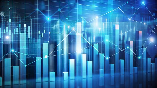 Modern geometric sections dividing a background into distinct areas for displaying data and statistics, sectioned background, modern design