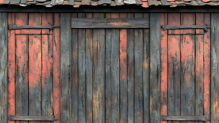 Charred Wooden Wall Texture: Fire Damaged Rustic Surface
