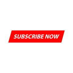 Subscribe now sign on transparent background