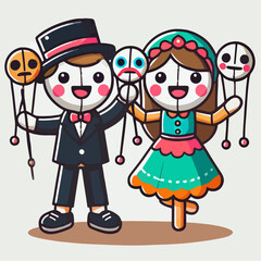 wedding couple in a wedding