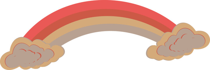 cute colorful rainbow 