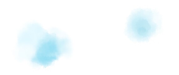 水色、青の水彩テクスチャーイラスト