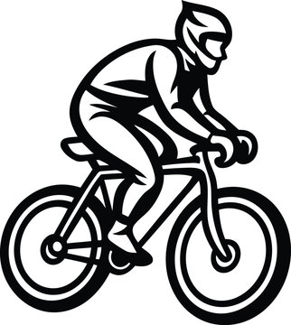 recommend clip art: Cyclist riding bicycle line art vector illustration, Cyclist riding bicycle silhouette vector art, Cyclist riding bicycle vector