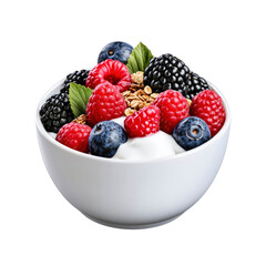 Delicious Yogurt Parfait with Fresh Berries and Granola