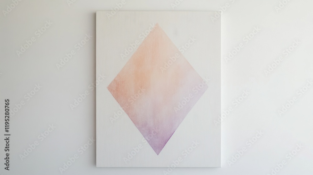 Aufkleber minimalist artwork featuring a delicate pencil drawing on a white canvas emphasizing soft geometric 