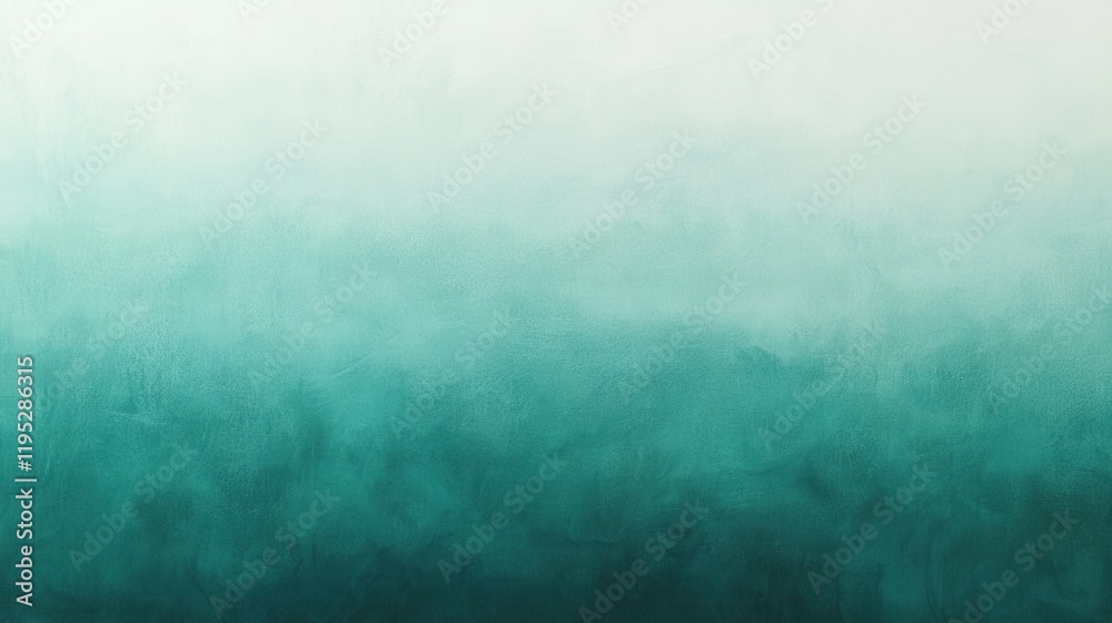 Poster Gradient background featuring subtle transitions of aqua and teal colors for creative projects or design applications