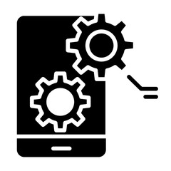 Smartphone setup icon