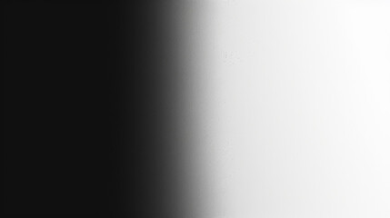 Obraz premium A minimalist black-and-white gradient background transitioning from deep black at the edges to soft white in the center for text placement