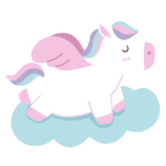 Obraz premium Cute unicorn 