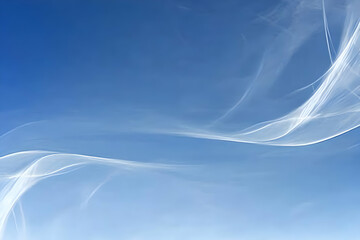 Abstract Blue Sky Background Illustration