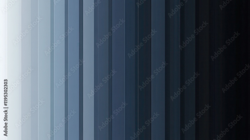 Leinwandbilder Soft gradient background transitioning from light to dark gray with smooth vertical lines creating a serene atmosphere