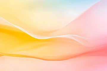 Abstract Pastel Wave Background Illustration