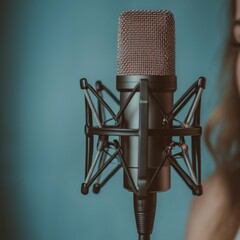 Professional Studio Microphone  Recording  Podcast  Voiceover  Audio Equipment  Music Prod