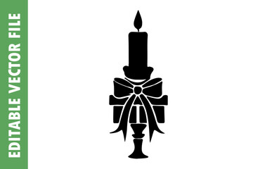 Candle gift box vector