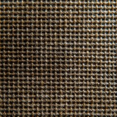 Brown Fabric Texture  Close up Woven Textile Background